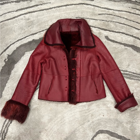 Viaveneto  Lamb  Sherling  reversible, stylish coat🔥 - Picture 11 of 16